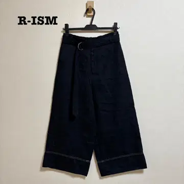 새상품급 R-ISM 리듬 린넨 와이드 팬츠