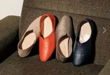 히메코 소프트 플랫 슈즈 (블랙) 26cm