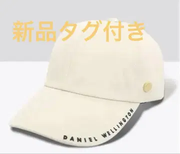 택 포함 새상품 다니엘 웰링턴 베이지 캡 DW
