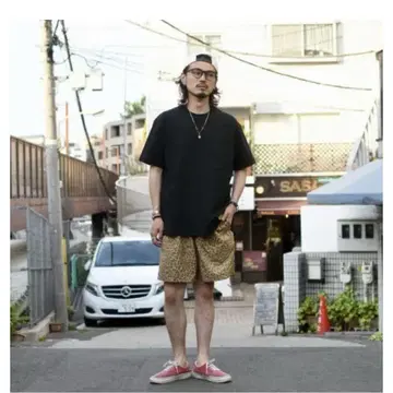 BURLAP OUTFITTER Track Short 사이즈 M 레오파드