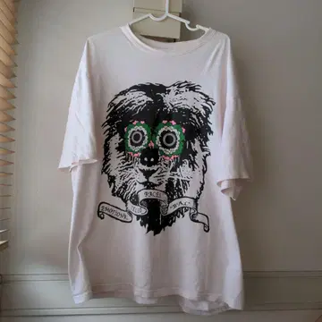 bal XLARGE 라이온 그래픽 티셔츠 XL 화이트