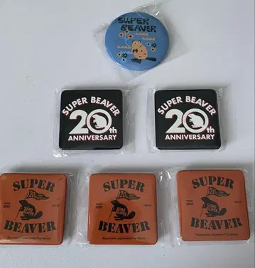 SUPERBEAVER 가챠 캔뱃지 세트