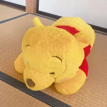 곰돌이 푸 봉제 인형 초대형 쿠타리 누워 있는 푸우