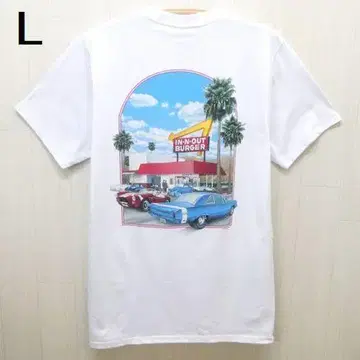 In-N-Out 인앤아웃 버거 2000 밀레니엄 반팔 티셔츠 L