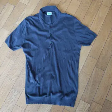 Letroyes 다크 그레이 피케 셔츠