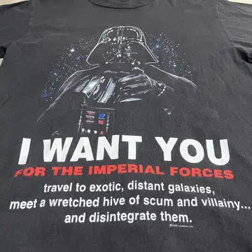 STAR WARS 다스 베이더 I WANT YOU 패러디 티셔츠