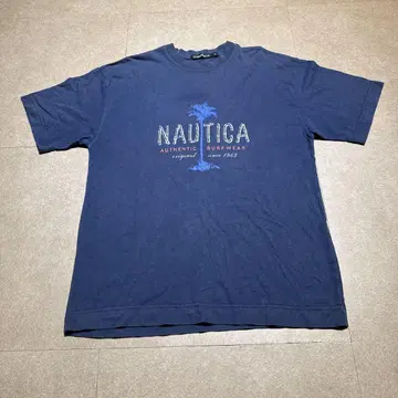 Nautica 티셔츠 반팔 네이비 빈티지 90년대 서핑 M