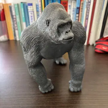 고릴라 피규어 블랙 플라스틱