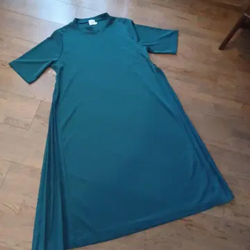 Kurihara Harumi 티셔츠 원피스 L 다크 그린