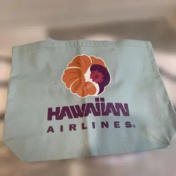 HAWAIIAN AIRLINES 하와이안 항공 토트백 민트 미사용