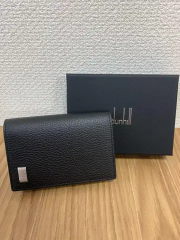 던힐 블랙 가죽 명함지갑 (미사용 새상품)