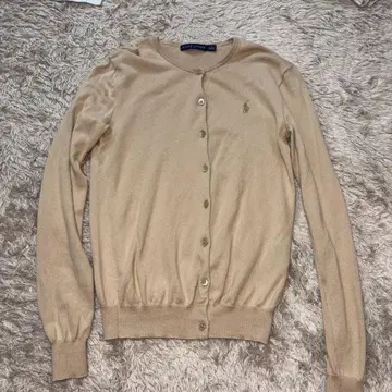 Ralph Lauren 베이지 가디건 S
