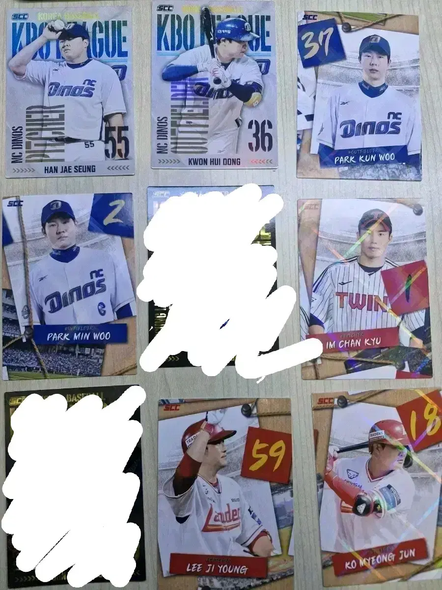 2025 KBO Card Lee jaehyun, Son zuuyoung Parallel, Holo, etc.
