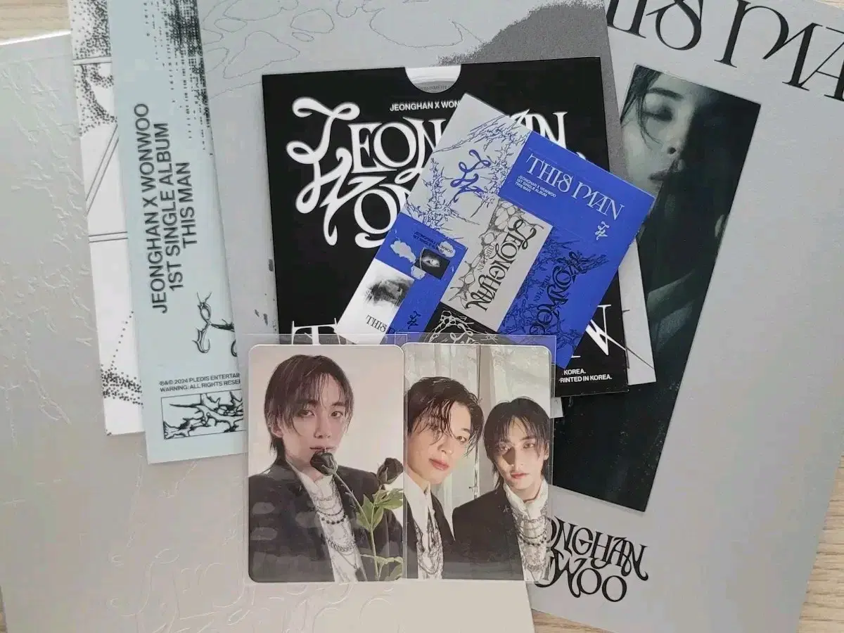 [Full Set] Seventeen Jeonghan Wonwoo This Man Unsealed Album