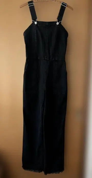 moussy 마우지 블랙 살로펫 오버롤