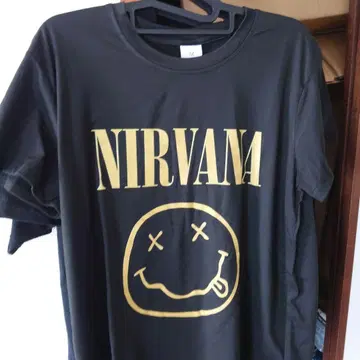 NIRVANA 티셔츠 블랙 M 사이즈 미사용 새상품