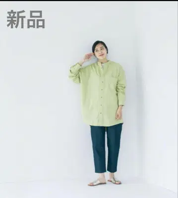 새상품 북유럽 생활용품점 레이어드에 능한 페그 팬츠 인디고 T 사이즈