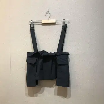 THE YOn 자용 면 나일론 카고 포켓 서스펜더 탑스