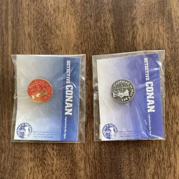 명탐정 코난 눈 속의 암살자 핀 배지 2개 세트