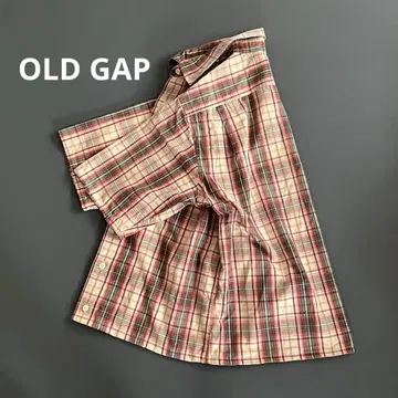 올드 갭 GAP 체크 짧은 길이 셔츠 반팔 해외 보이