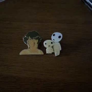 모노노케 히메 핀 배지 2개 세트
