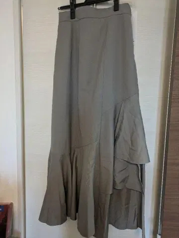 그레이 플레어 스커트 M 택 포함 새상품