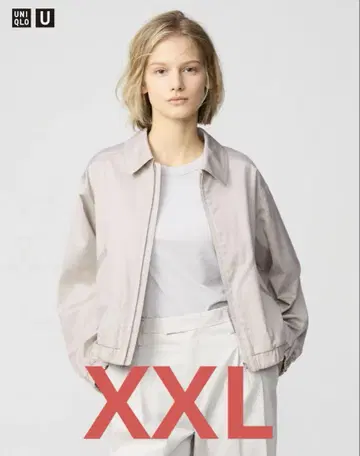 지퍼 업 숏 블루종 UNIQLO U 유니클로 유