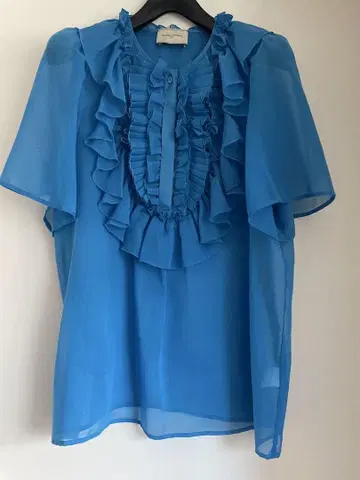 UNITED ARROWS 프릴이 달린 블라우스