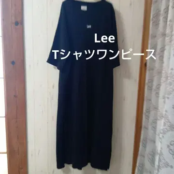 Lee 티셔츠 원피스 블랙 프리 사이즈