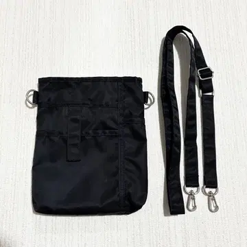 무인양품 펜꽂이 포함 발수 숄더백 블랙