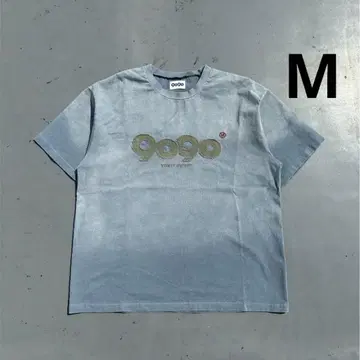 9090 OG 로고 빈티지 티셔츠 블루 M