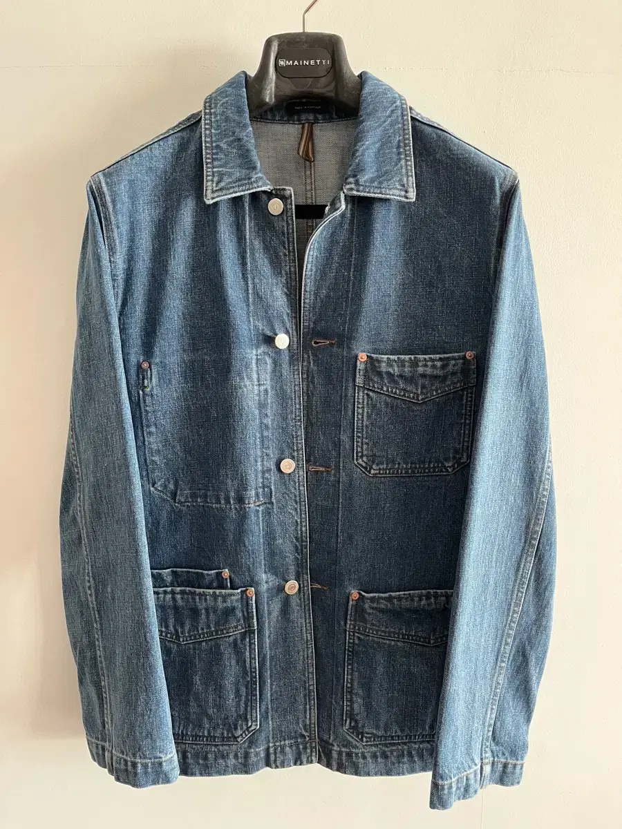 Drake's Bleach Chore Jacket, size 40.