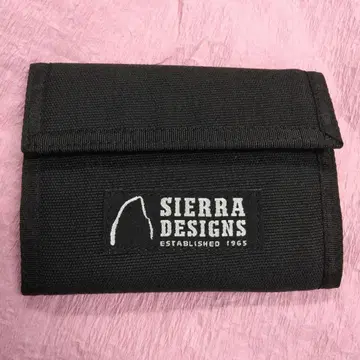 새상품 SIERRA DESIGNS 시에라 디자인 블랙 접이식 지갑