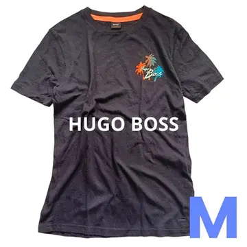 쿨한 한 장 HUGO BOSS 휴고보스 반팔 티셔츠 프린트 M 블랙