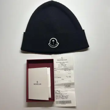몽클레어 블랙 니트 모자