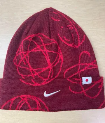Nike 니트 모자 버건디 일본