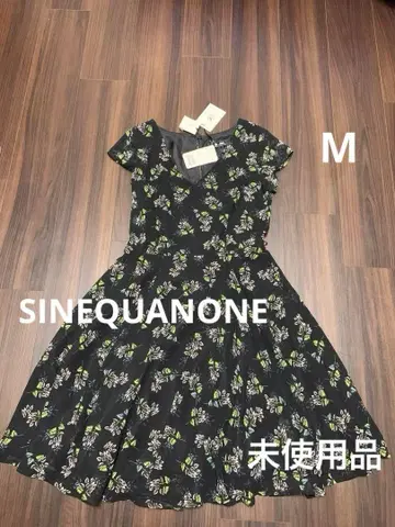 sinequanone 쉬폰 플라워 원피스