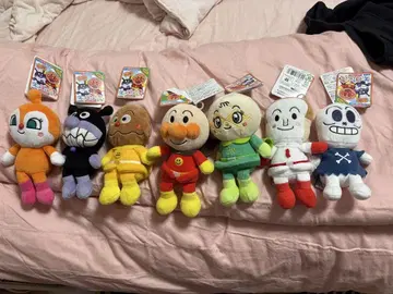 호빵맨 봉제 인형 7종 세트
