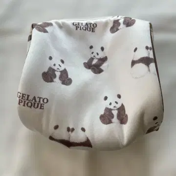 젤라또피케 GELATO PIQUE 팬더 무늬 파우치 지퍼 전개형