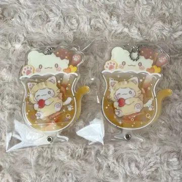 하나마루 유령 커스텀 아크릴 참 고양이 소다