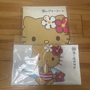 일광화상 키티 뽑기 제일복권 레저 시트 거즈 타월