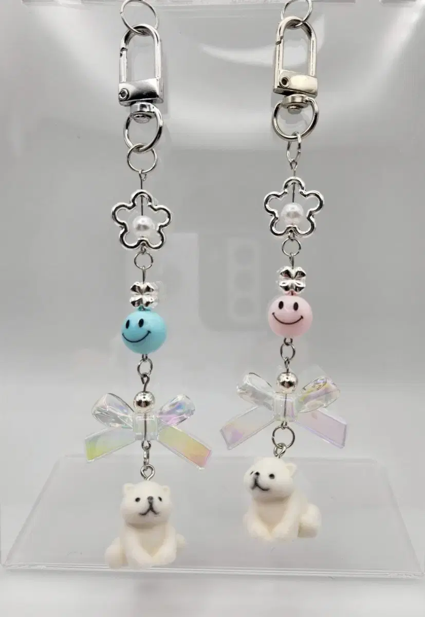 북극곰 왓떠용 키링