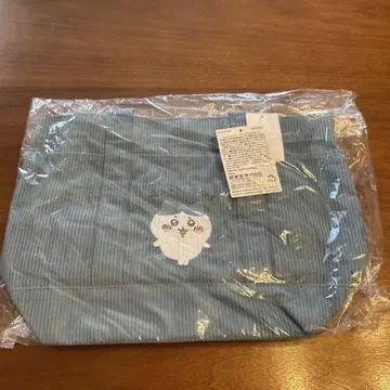 치이카와 시마무라 콜라보 하치와레 코듀로이 토트백