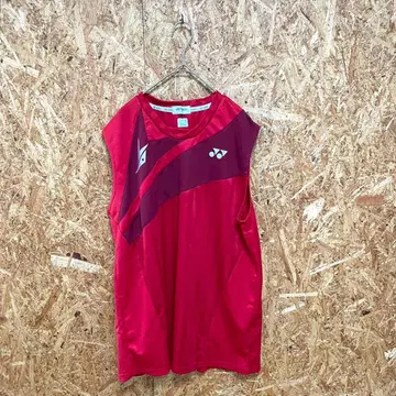 YONEX 요넥스 탱크탑 슬리브리스 스포츠 배드민턴 XL