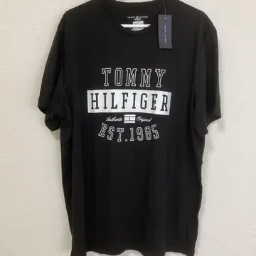 타미힐피거 블랙 티셔츠 택 포함 미사용 새상품
