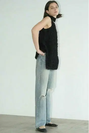 클라네 CLANE CRUSH DENIM PANTS 크러쉬 데님 팬츠