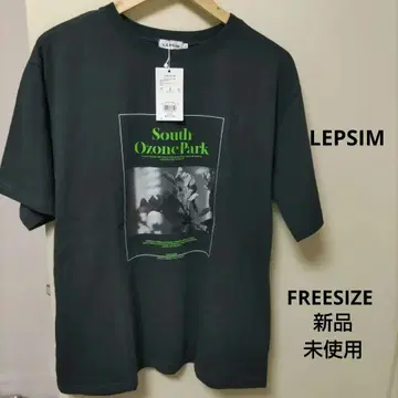 렙심 흑백 로고 컬러 티셔츠 FREESIZE