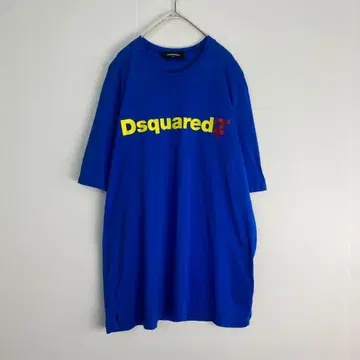 디스퀘어드 반팔 티셔츠 DSQUARED2 로고 프린트 남성용