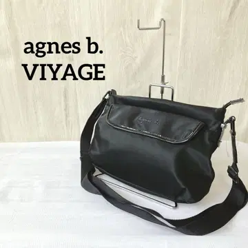 agnes b. VIYAGE 숄더백 블랙 에네스베