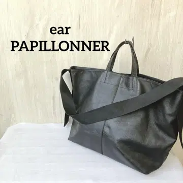 ear PAPILLONNER 와이드 테이프 토트백 이아파피요네